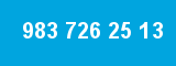 983 726 25 13 983 726 25 13